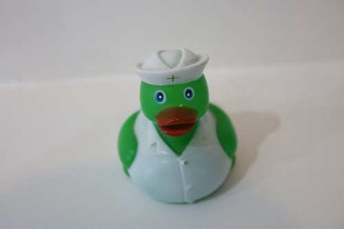 Canard bain infirmier en - canard, de