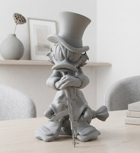 Kit statue canard - statue, milliardaire