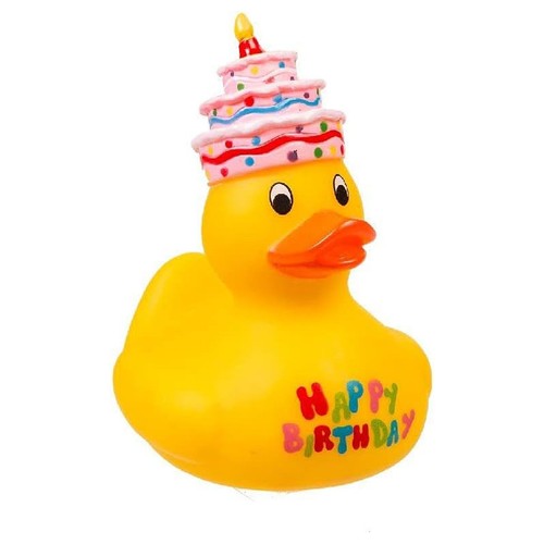 Canard plastique jaune - -,